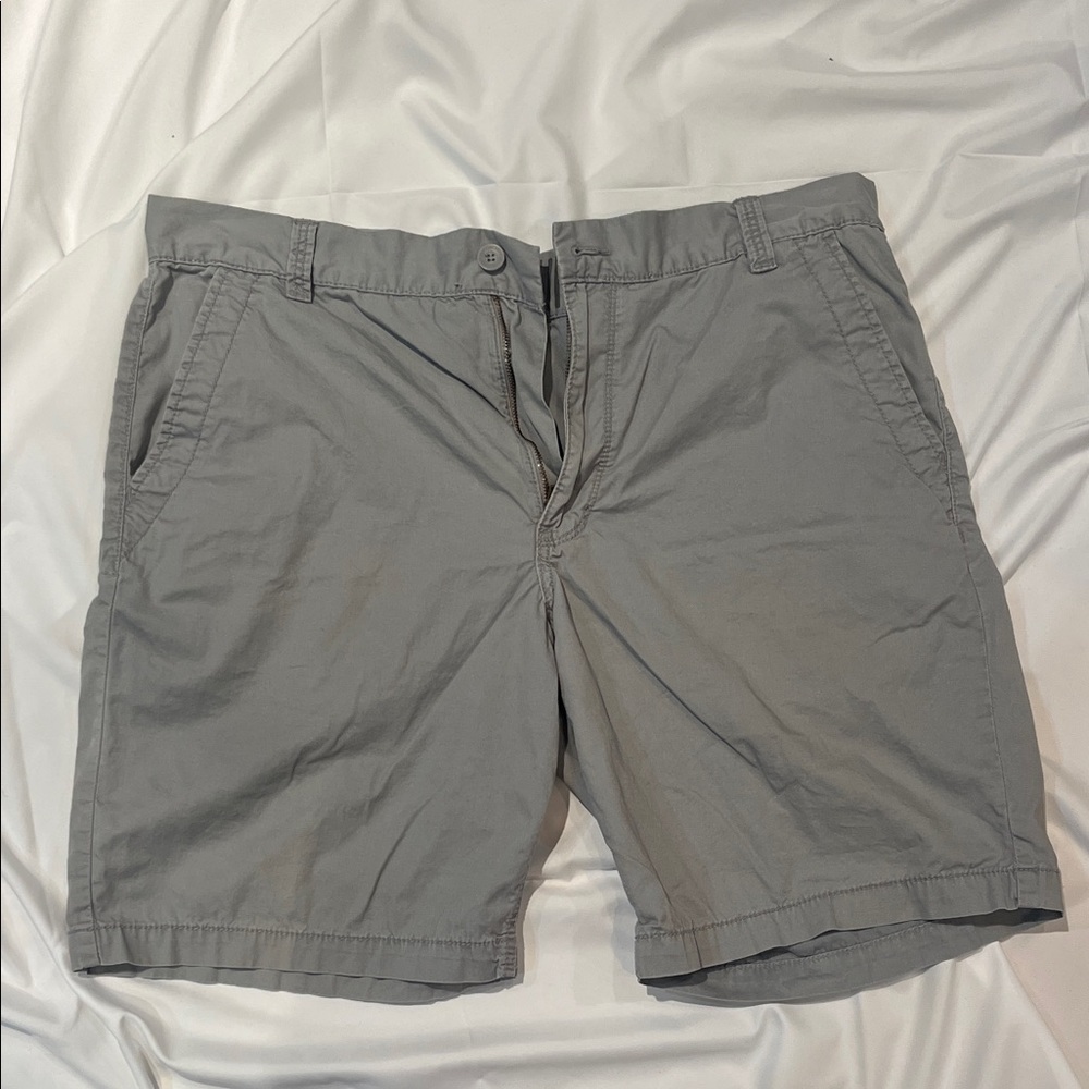 Calvin Klein Jeans Light Gray Flat Front Shorts